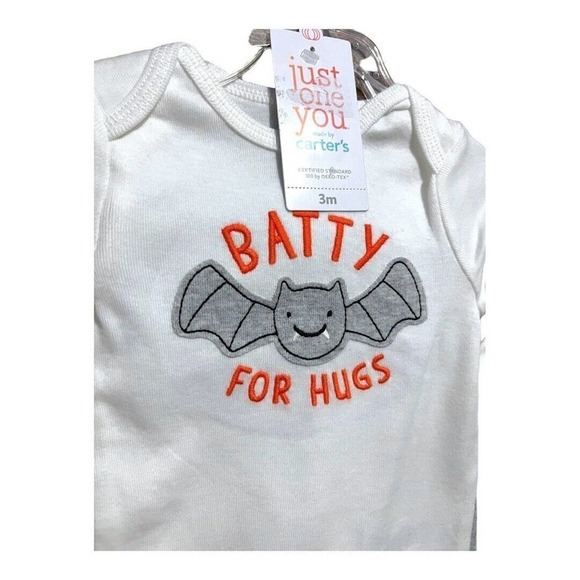 NWT Just one You By Carters Batty For Hugs 2 pc Outfit Halloween Various Sizes - Picture 5 of 6